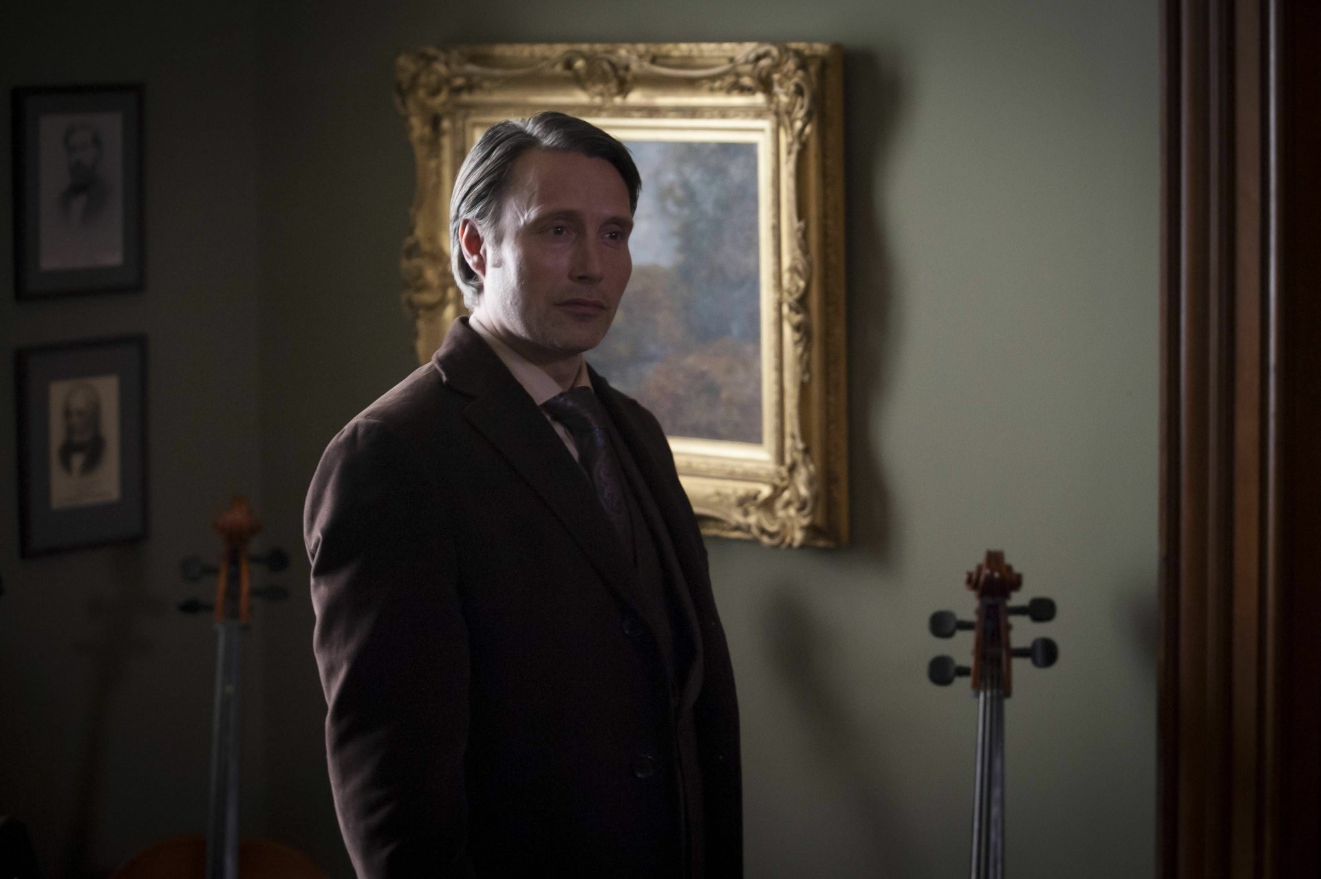 Download Mads Mikkelsen TV Show Hannibal HD Wallpaper