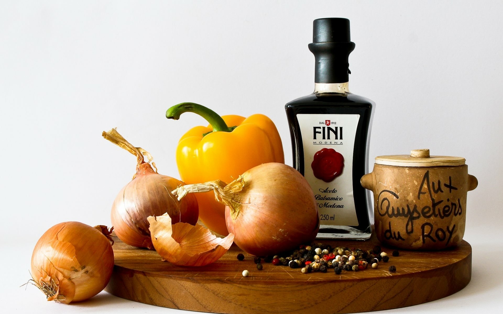 Download Capsicum Pepper Onion Food Still Life HD Wallpaper by Anelka