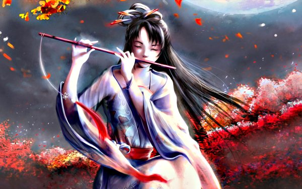 Fantasy Women Flute HD Wallpaper | Background Image