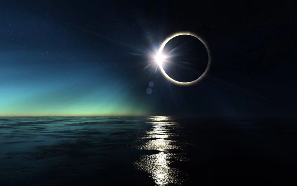 nature solar eclipse HD Desktop Wallpaper | Background Image