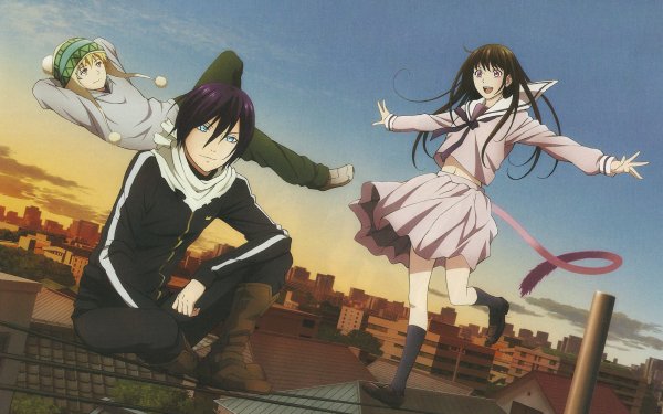 Anime Noragami Hiyori Iki Yato Yukine HD Wallpaper | Background Image
