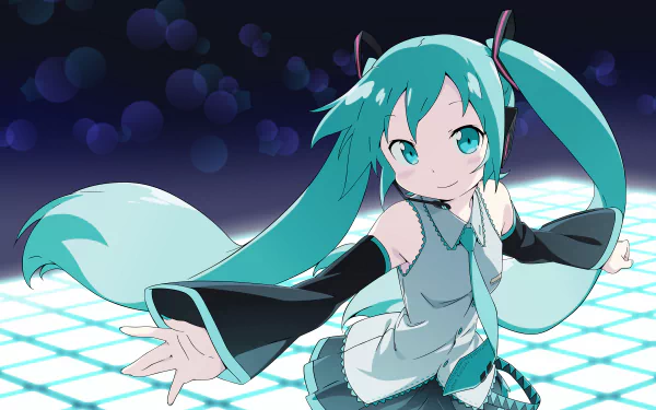 Hatsune Miku Anime Vocaloid HD Desktop Wallpaper | Background Image