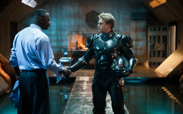 Idris Elba Charlie Hunnam movie Pacific Rim HD Desktop Wallpaper | Background Image