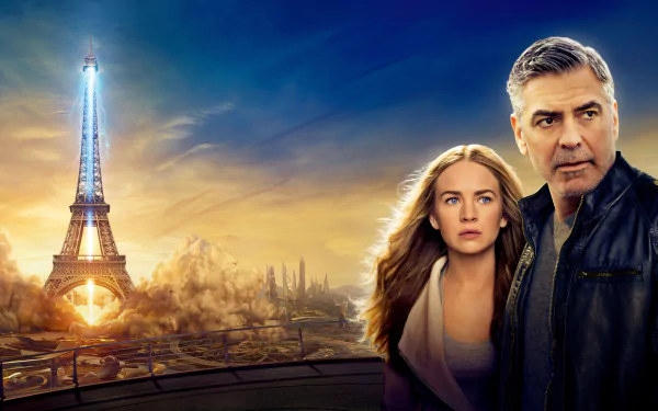 Brittany Robertson George Clooney movie Tomorrowland HD Desktop Wallpaper | Background Image