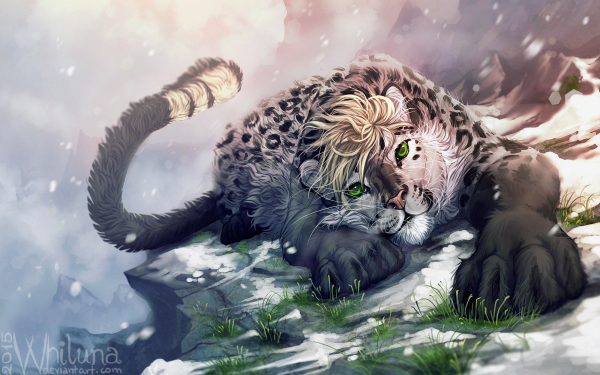 Fantasy Puma Fantasy Animals Cougar HD Wallpaper | Background Image