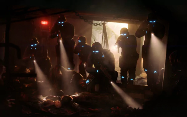 warrior dark death video game F.E.A.R. 2: Project Origin Dark Gaming HD Desktop Wallpaper | Background Image