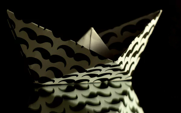 paper boat man made origami HD Desktop Wallpaper | Background Image