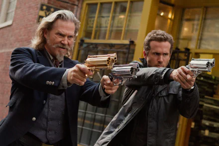 Jeff Bridges Ryan Reynolds movie R.I.P.D. HD Desktop Wallpaper | Background Image