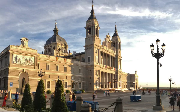 religious Almudena Cathedral HD Desktop Wallpaper | Background Image