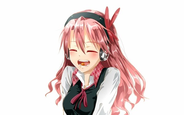 Anime Akame ga Kill! Chelsea Auriculares Smile Blush Fondo de pantalla HD | Fondo de Escritorio