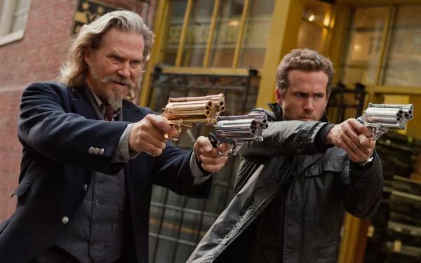 Jeff Bridges Ryan Reynolds movie R.I.P.D. HD Desktop Wallpaper | Background Image