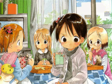 Anime Strawberry Marshmallow HD Desktop Wallpaper | Background Image