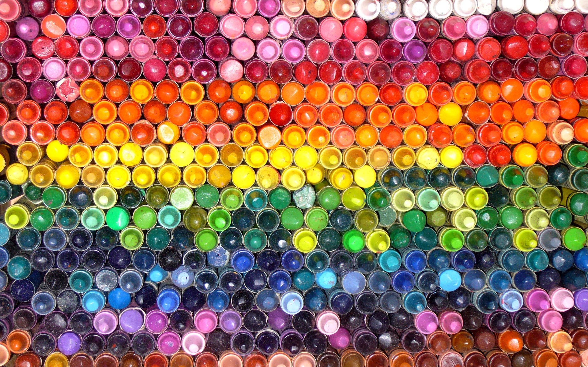 Colourful Crayons HD Wallpaper | Background Image | 1920x1200 | ID