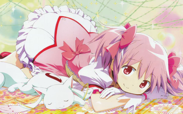 Kyuubey (Puella Magi Madoka Magica) Madoka Kaname Anime Puella Magi Madoka Magica HD Desktop Wallpaper | Background Image