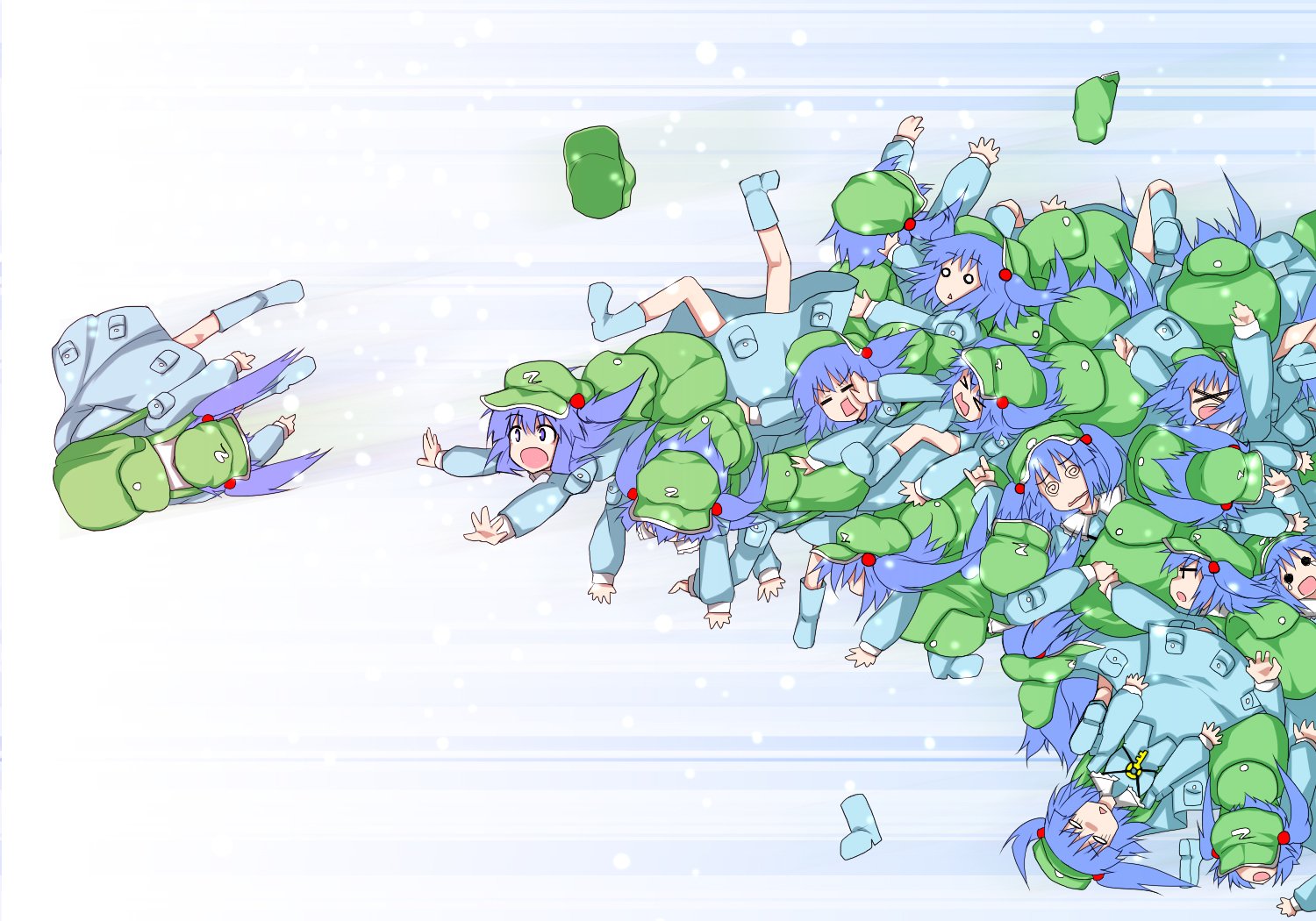 Download Nitori Kawashiro Anime Touhou Wallpaper