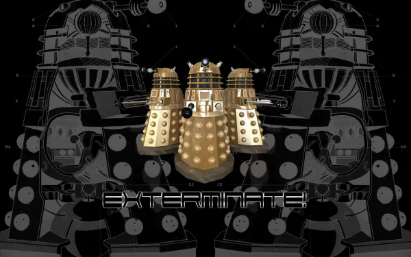 Dalek TV Show Doctor Who (2005) HD Desktop Wallpaper | Background Image