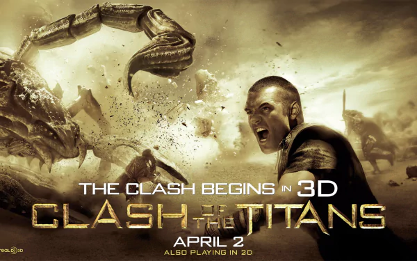 Sam Worthington movie Clash Of The Titans (2010) HD Desktop Wallpaper | Background Image
