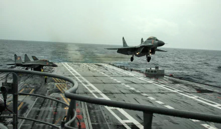 warship aircraft carrier military INS Vikramaditya (R33) HD Desktop Wallpaper | Background Image