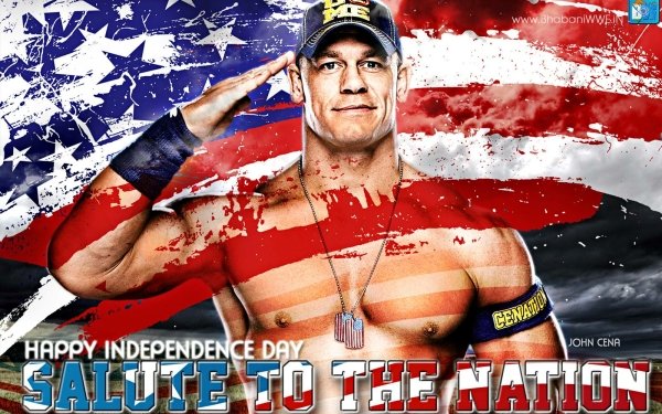 Celebrity John Cena Independence Day HD Wallpaper | Background Image