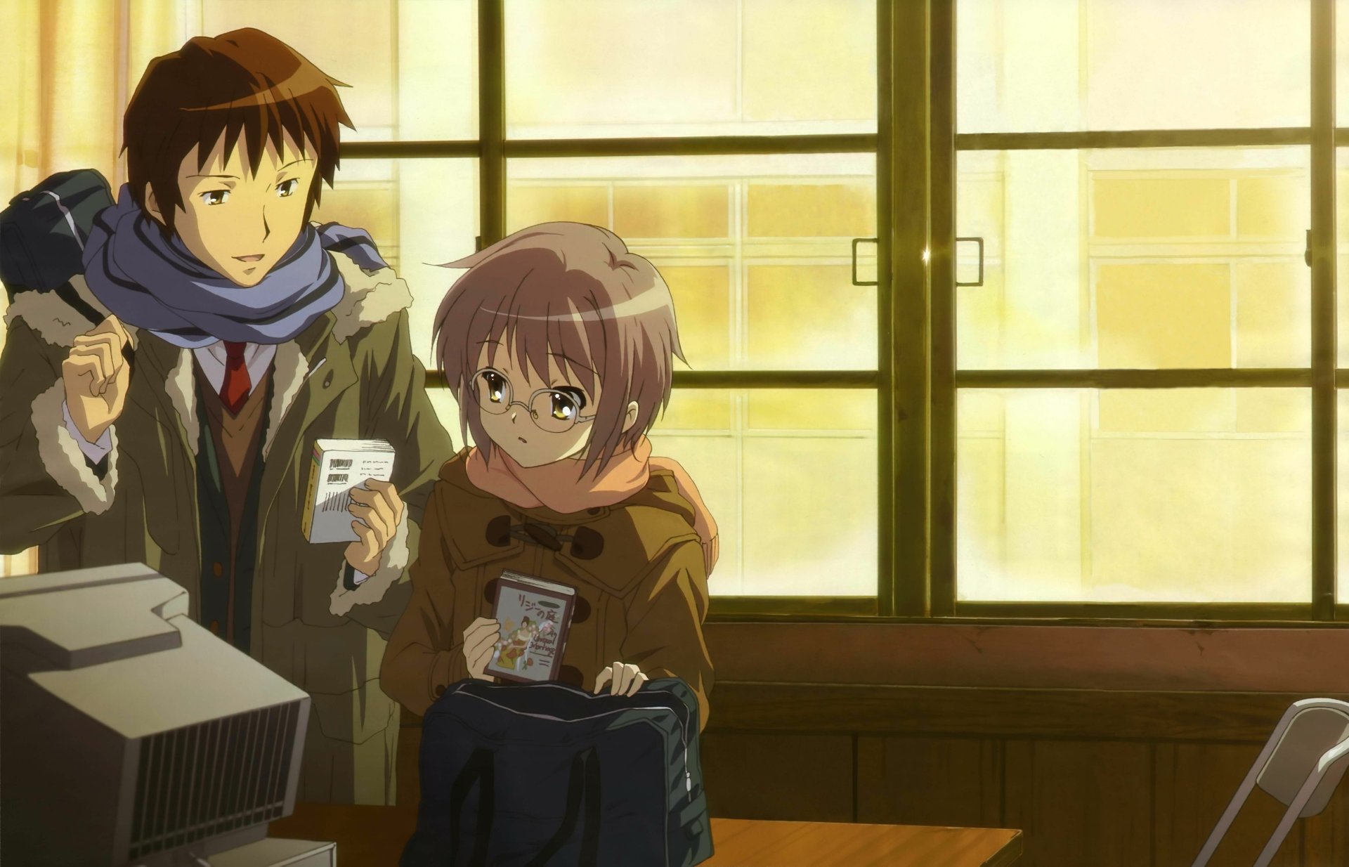 Download Kyon Haruhi Yuki Nagato Anime The Melancholy Of Haruhi