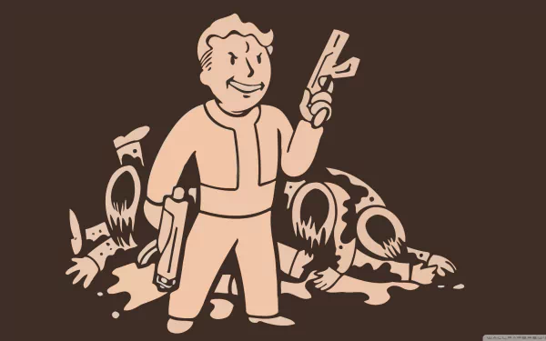 Vault Boy video game fallout 2 HD Desktop Wallpaper | Background Image