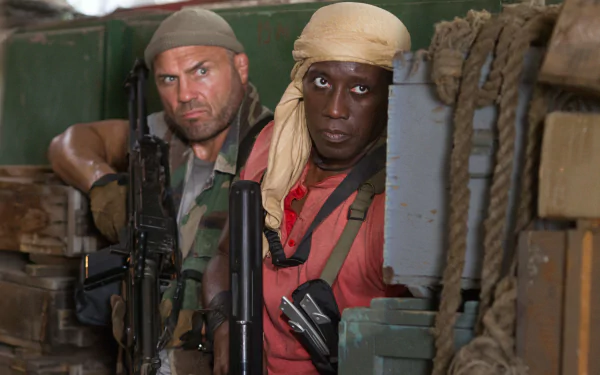 Randy Couture Toll Road Doc (The Expendables) Wesley Snipes movie The Expendables 3 HD Desktop Wallpaper | Background Image