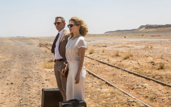 Léa Seydoux Madeleine Swann Daniel Craig James Bond Spectre (Movie) movie Spectre HD Desktop Wallpaper | Background Image