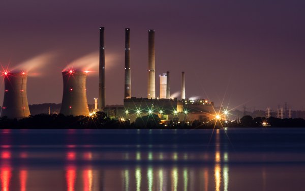 Man Made Power Plant HD Wallpaper | Background Image