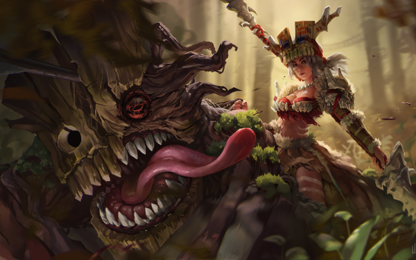 Fantasy Hunter Creature HD Wallpaper | Background Image