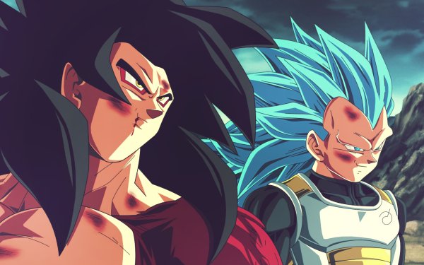 Anime Dragon Ball Super Dragon Ball Goku Vegeta Super Saiyan 4 Super Saiyan Blue HD Wallpaper | Background Image