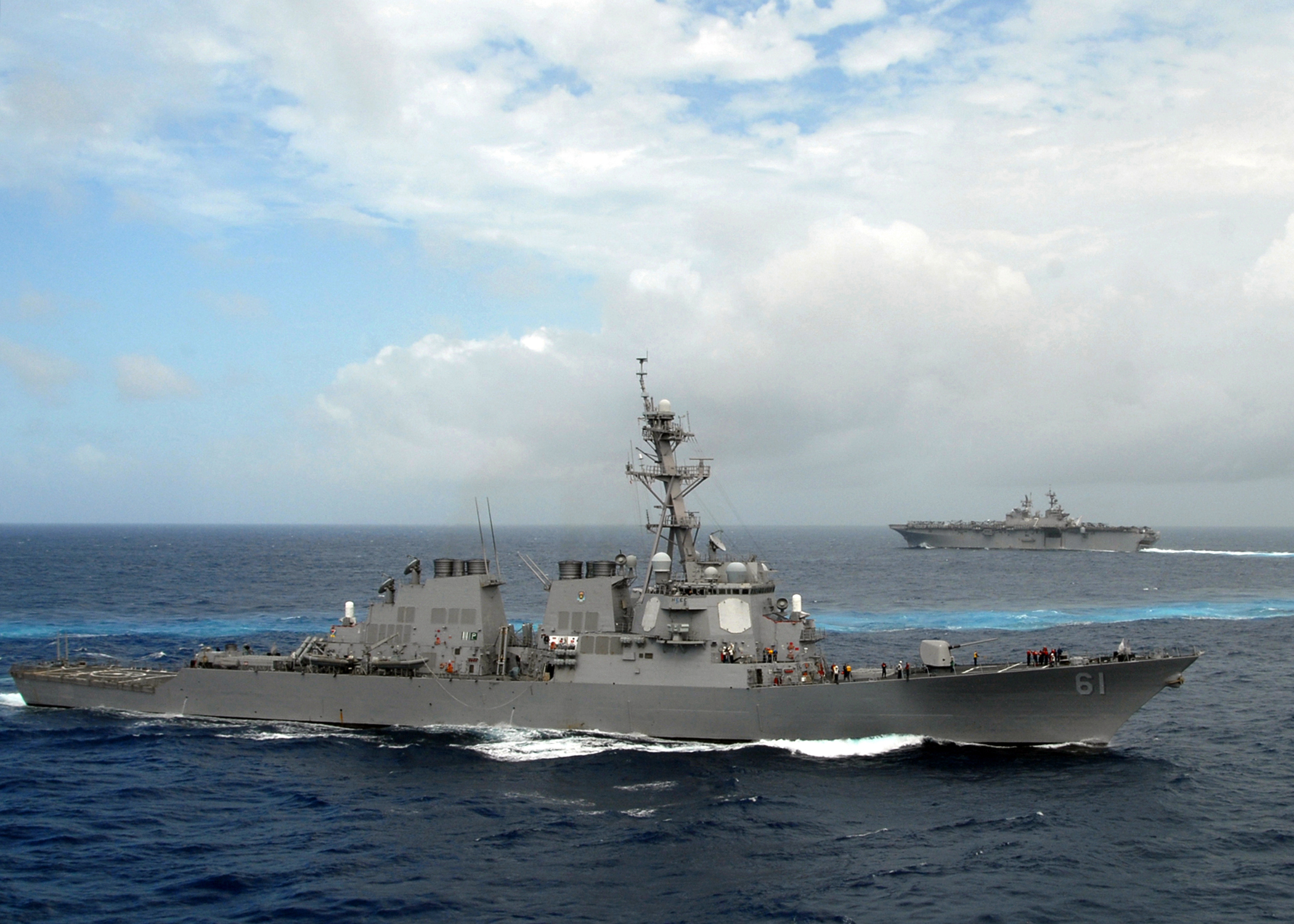 Military USS Ramage (DDG-61) HD Wallpaper | Background Image