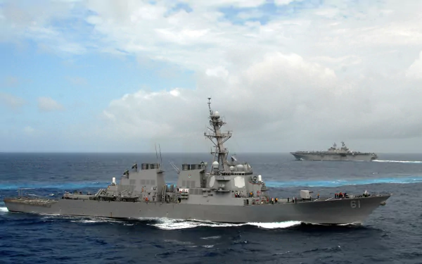 warship destroyer military USS Ramage (DDG-61) HD Desktop Wallpaper | Background Image