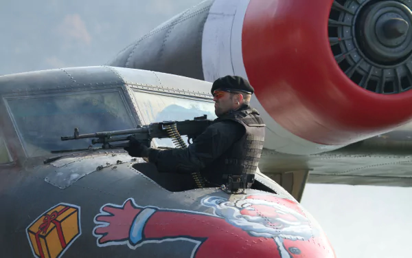 Jason Statham Lee Christmas movie The Expendables 2 HD Desktop Wallpaper | Background Image