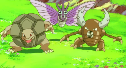 Venomoth (Pokemon) Pinsir (Pokémon) Golem (Pokemon) Anime Pokémon: The First Movie HD Desktop Wallpaper | Background Image