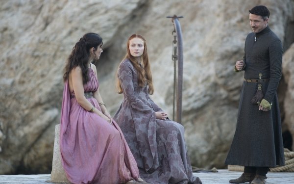 TV Show Game Of Thrones Petyr Baelish Aidan Gillen Sansa Stark Sophie Turner HD Wallpaper | Background Image