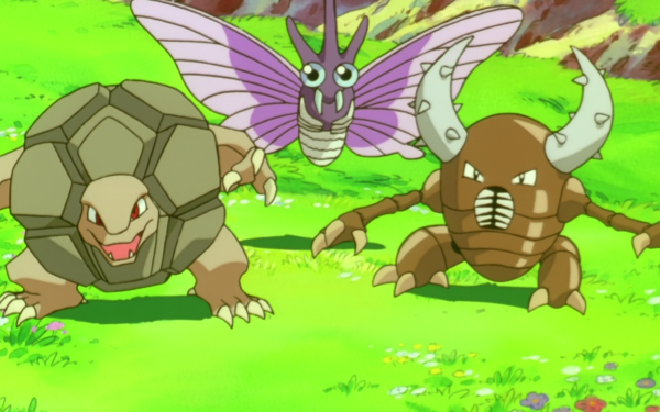Anime Pokémon: The First Movie Pokémon Golem Pinsir Venomoth HD Wallpaper | Background Image