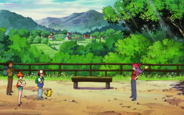 Anime Pokemon 3: The Movie - Spell of the Unown Pokémon Aipom Brock Misty Ash Ketchum Pikachu Togepi HD Wallpaper | Background Image