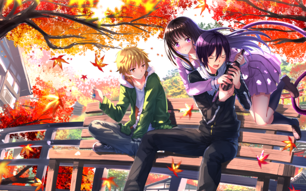 Anime Noragami Yato Hiyori Iki Yukine HD Wallpaper | Background Image