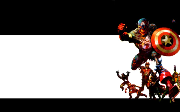 Namor the Sub-Mariner Black Panther (Marvel Comics) Giant-Man Iron Man Captain America Comic marvel zombies HD Desktop Wallpaper | Background Image