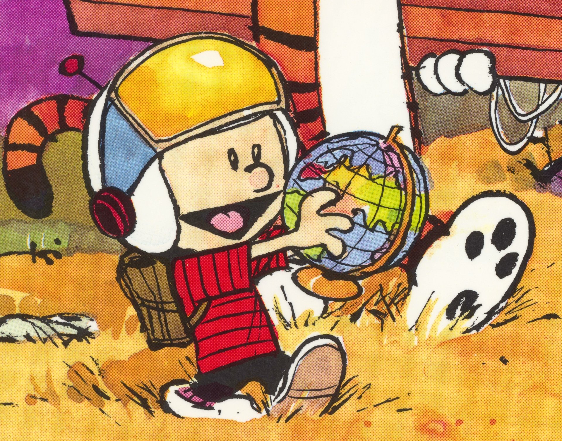 Download Calvin (Calvin & Hobbes) Comic Calvin & Hobbes 4k Ultra HD Wallpaper