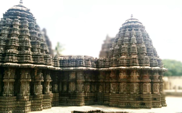 India temple religious Chennakesava Temple HD Desktop Wallpaper | Background Image