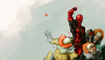 Merc with a Mouth bozo Comic Deadpool HD Desktop Wallpaper | Background Image