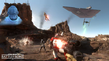 Star Destroyer video game Star Wars Battlefront (2015) HD Desktop Wallpaper | Background Image
