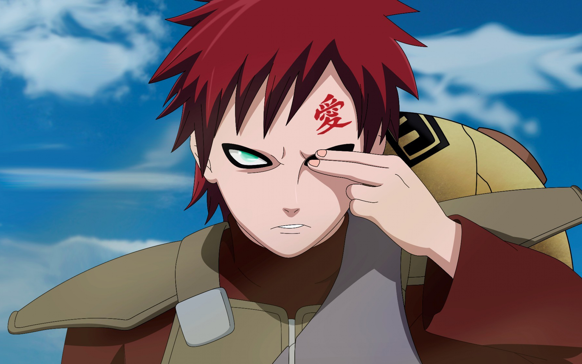 Download Gaara Of The Desert Naruto Black Wallpaper