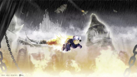 video game Rocket Knight Adventures HD Desktop Wallpaper | Background Image
