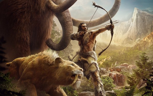 Video Game Far Cry Primal Far Cry Saber-Toothed Tiger Wallpaper