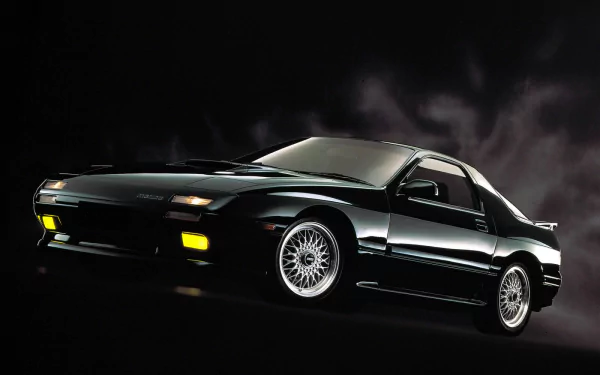 black car vehicle Mazda RX-7 HD Desktop Wallpaper | Background Image