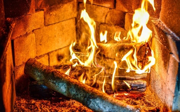Photography Fire Flame Fireplace HD Wallpaper | Background Image