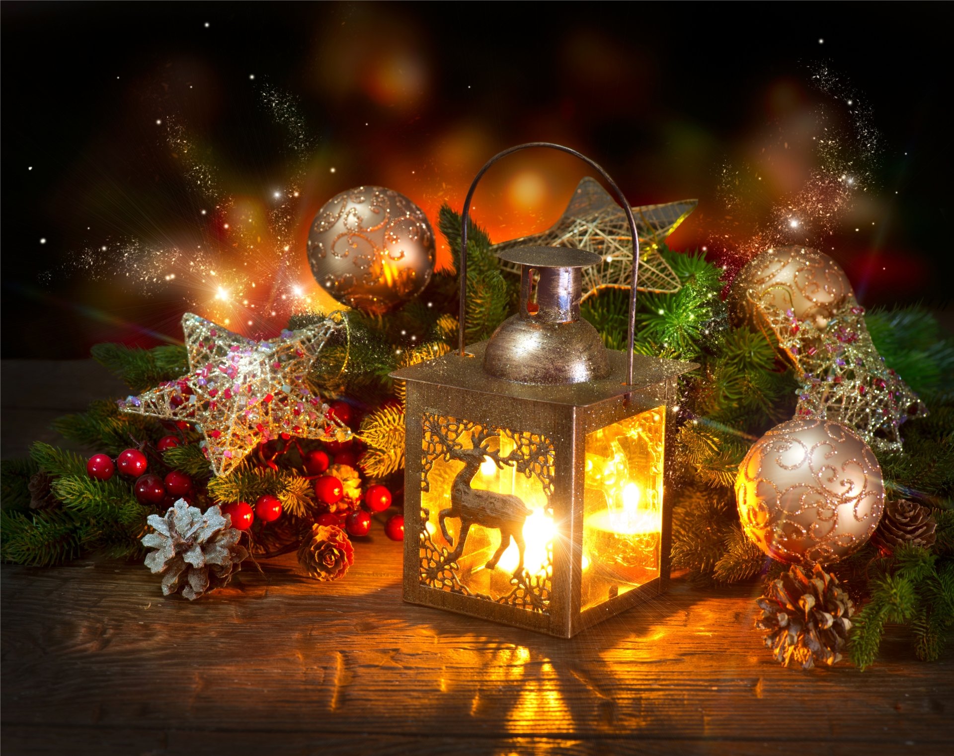 Christmas Lantern 5k Retina Ultra HD Wallpaper | Background Image | 6550x5193 | ID:668495