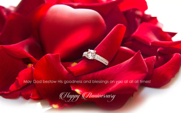 flower ring heart holiday anniversary HD Desktop Wallpaper | Background Image